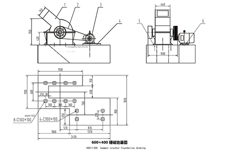 可逆錘式破碎機(jī)原理圖